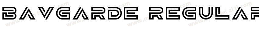 BAVGarde Regular字体转换